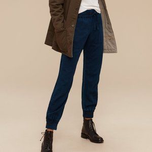 Aritzia TNA Alix pants, dark wash, size M, new with tags